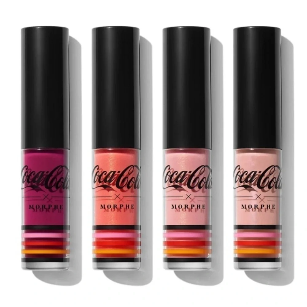Coca Cola x Morphe Lip in Harmony Limited 4-Piece Mini Lip Gloss Set BRAND NEW!